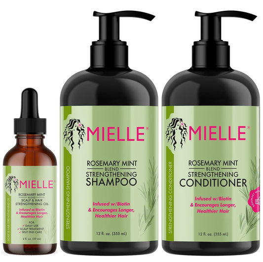 Hair Strenghtening Bundle - Oil, Shampoo and Conditioner